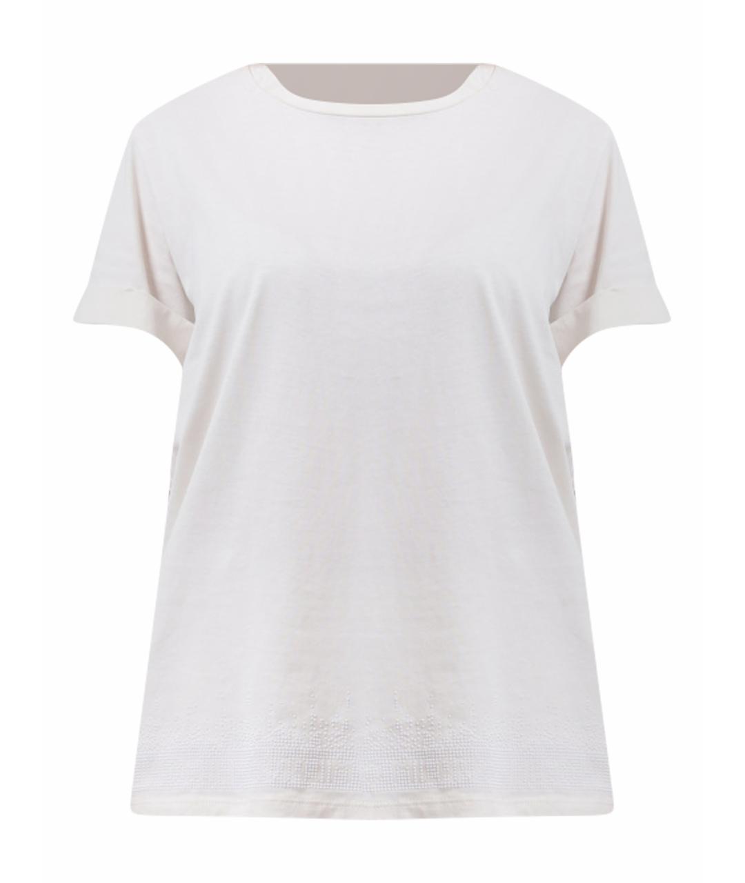 LIU JO Белая хлопковая футболка, фото 1
