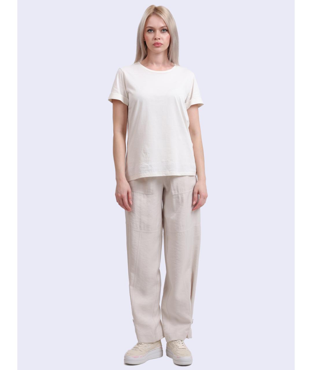 LIU JO Белая хлопковая футболка, фото 5