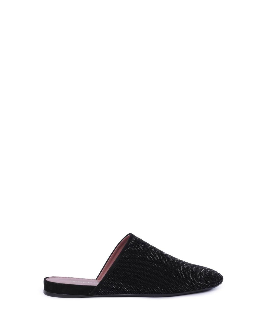 PREMIATA Черные замшевые мюли, фото 1