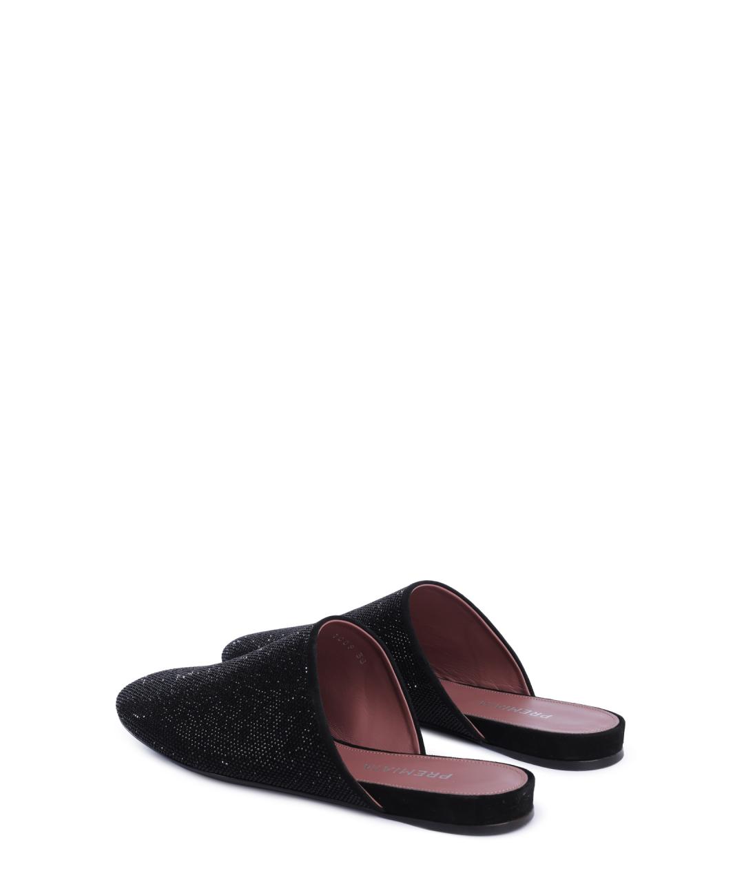 PREMIATA Черные замшевые мюли, фото 4