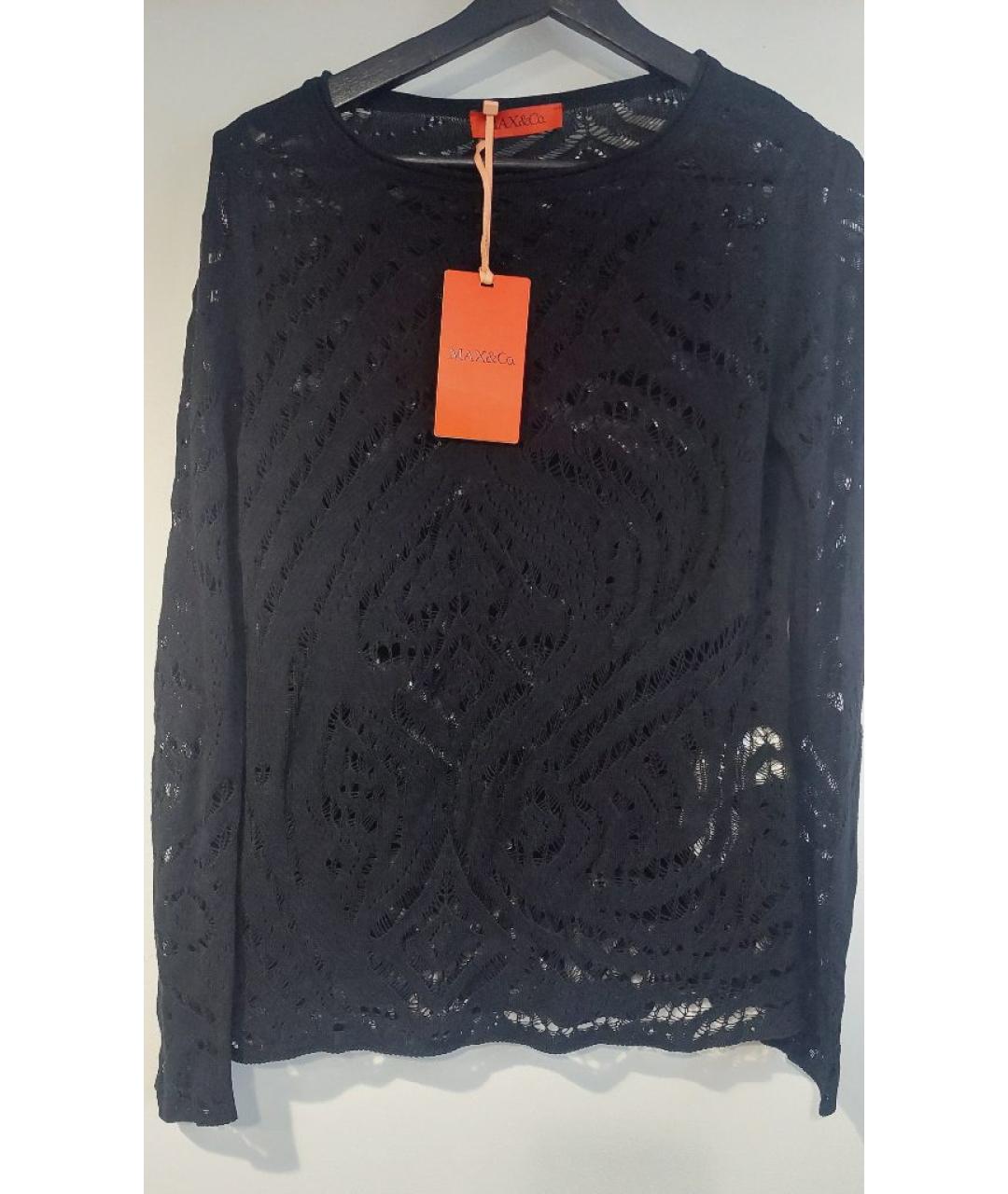 MAX&CO Черный вискозный джемпер / свитер, фото 2