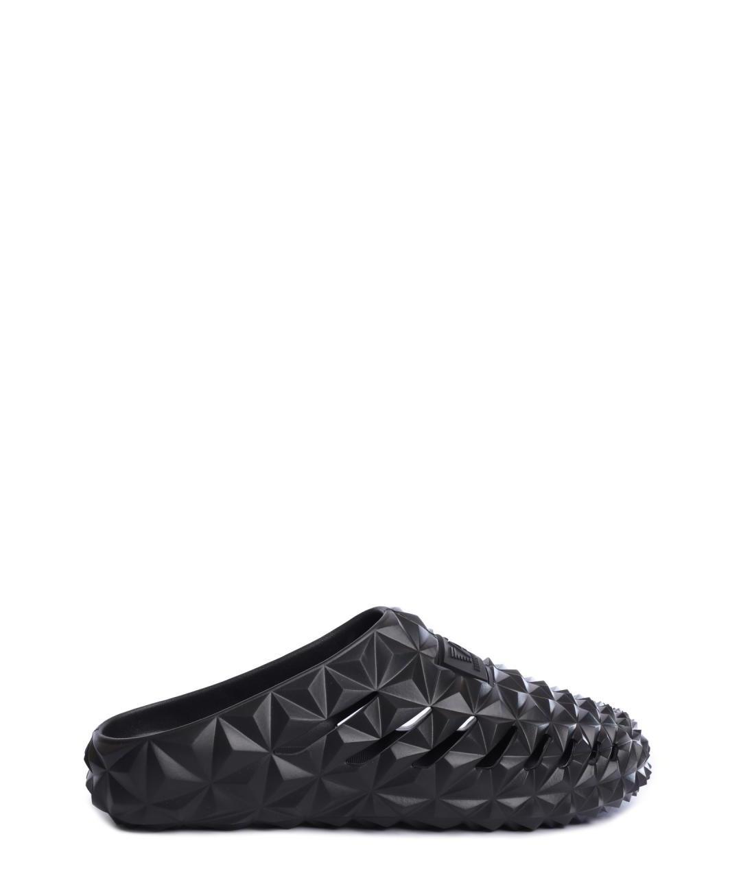 EA7 Черные шлепанцы, фото 1