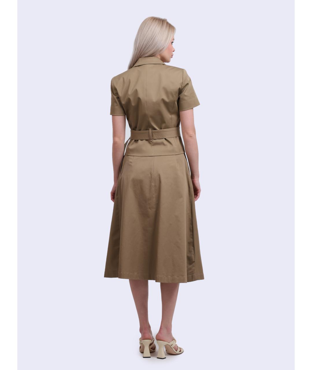 LIU JO Бежевый хлопковый жакет/пиджак, фото 5