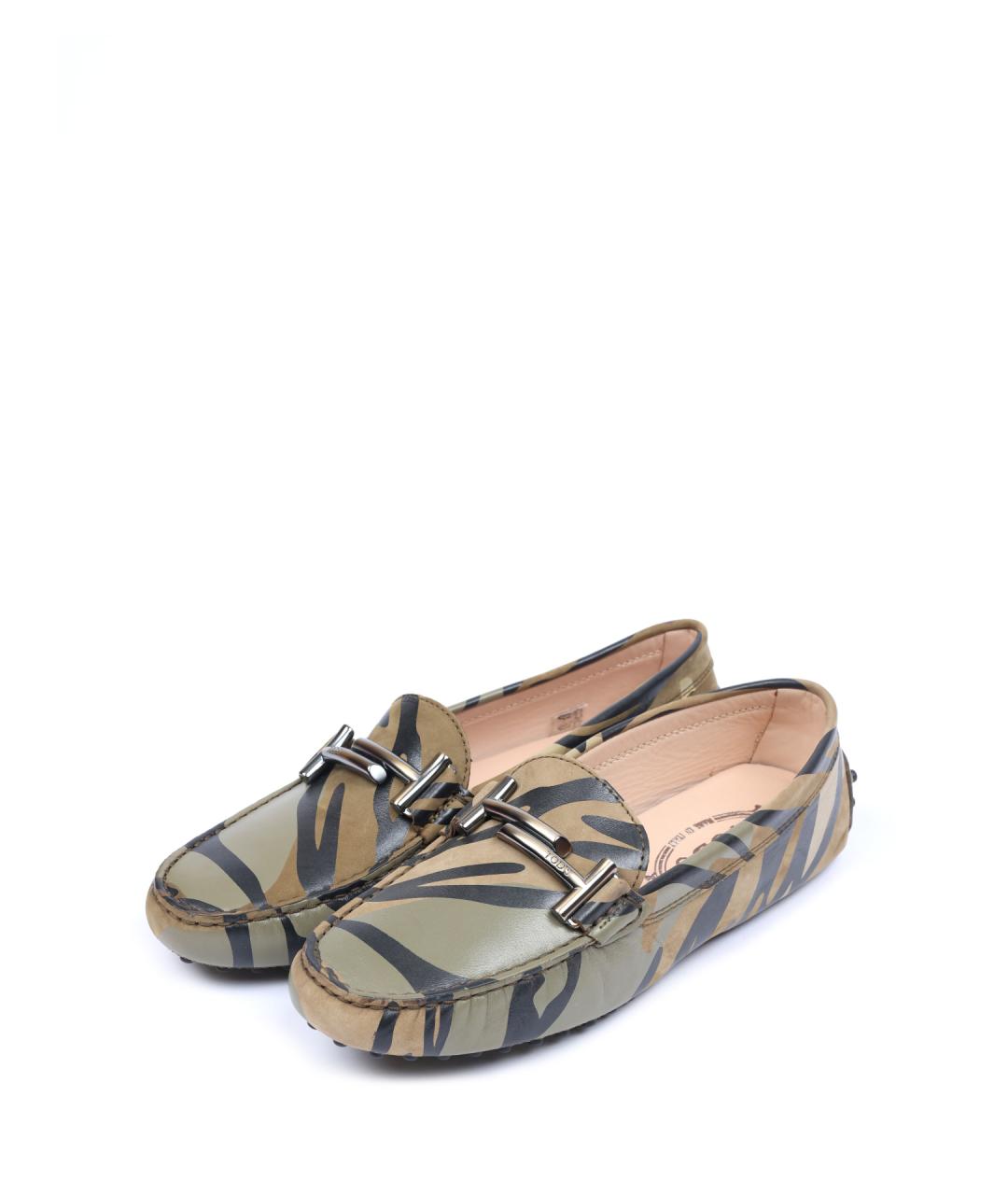 TOD'S Мульти кожаные лоферы, фото 2