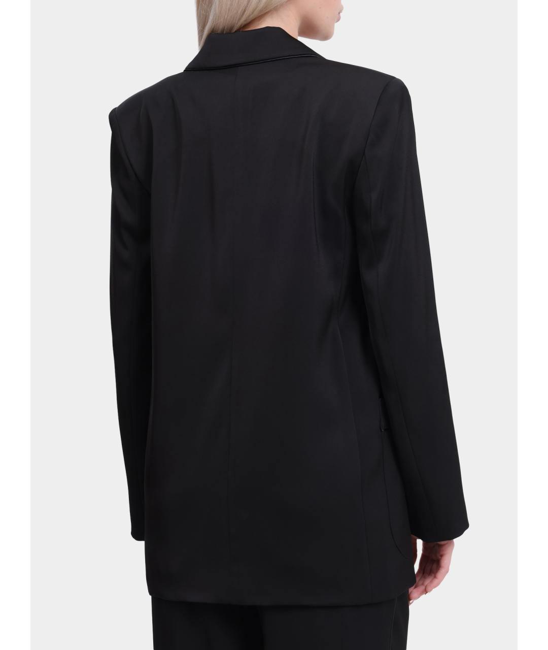 ARMANI EXCHANGE Черный полиэстеровый жакет/пиджак, фото 5
