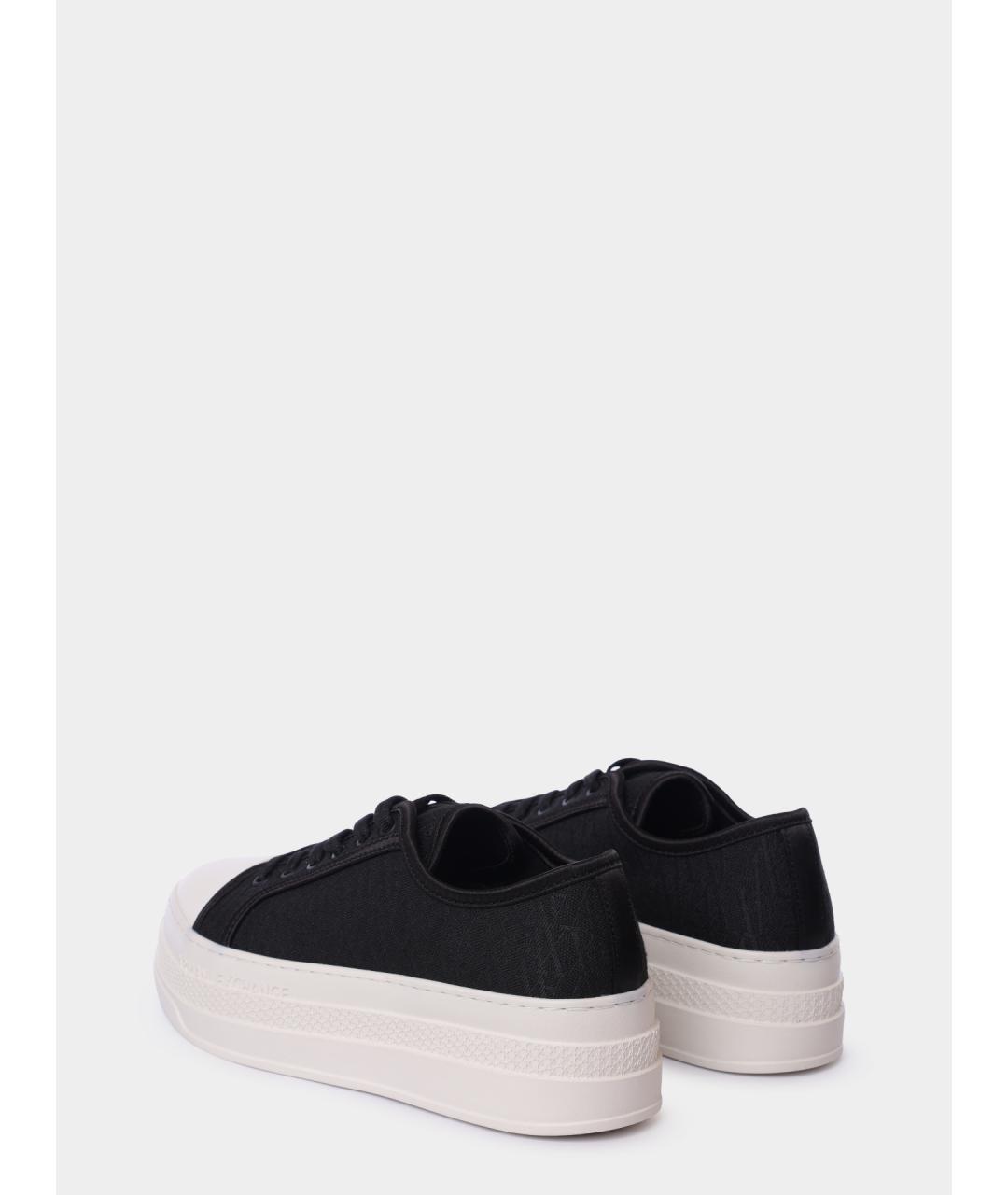 ARMANI EXCHANGE Черные текстильные кеды, фото 5