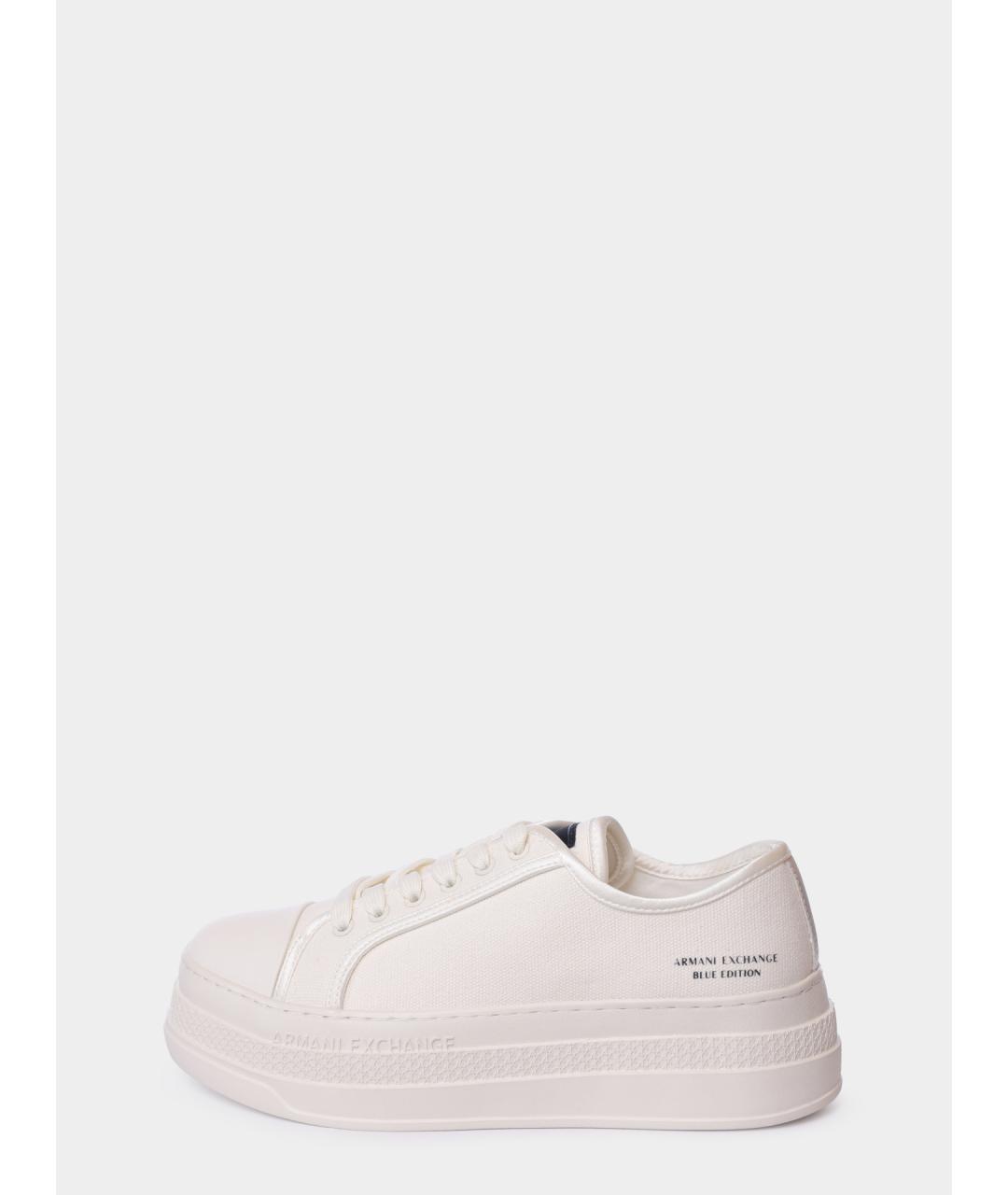 ARMANI EXCHANGE Белые текстильные кеды, фото 6