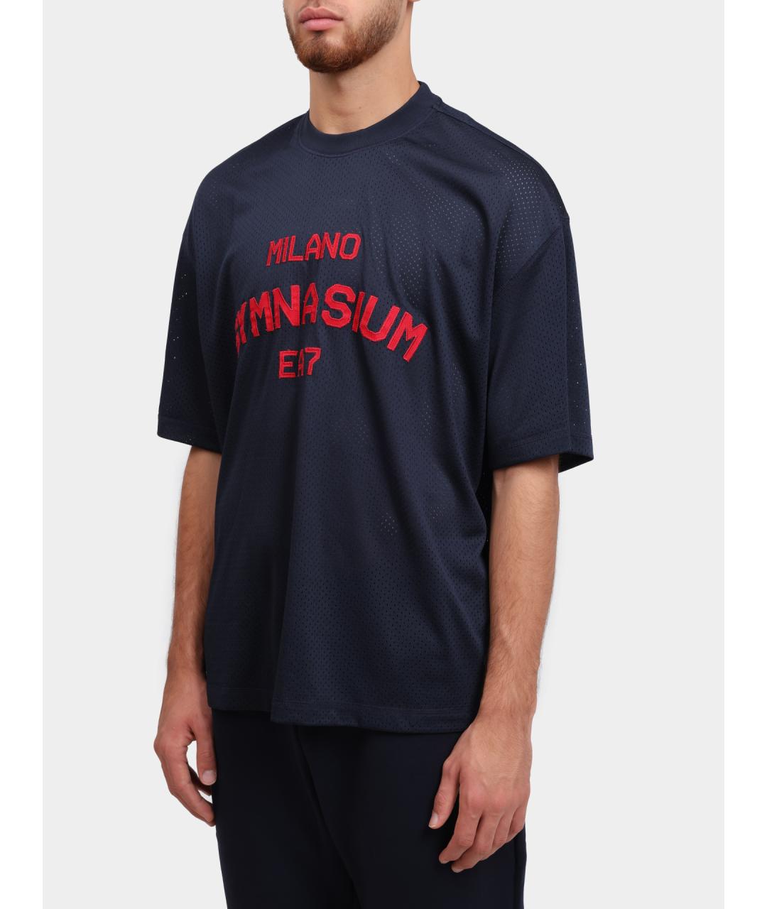 EA7 Синяя футболка, фото 3