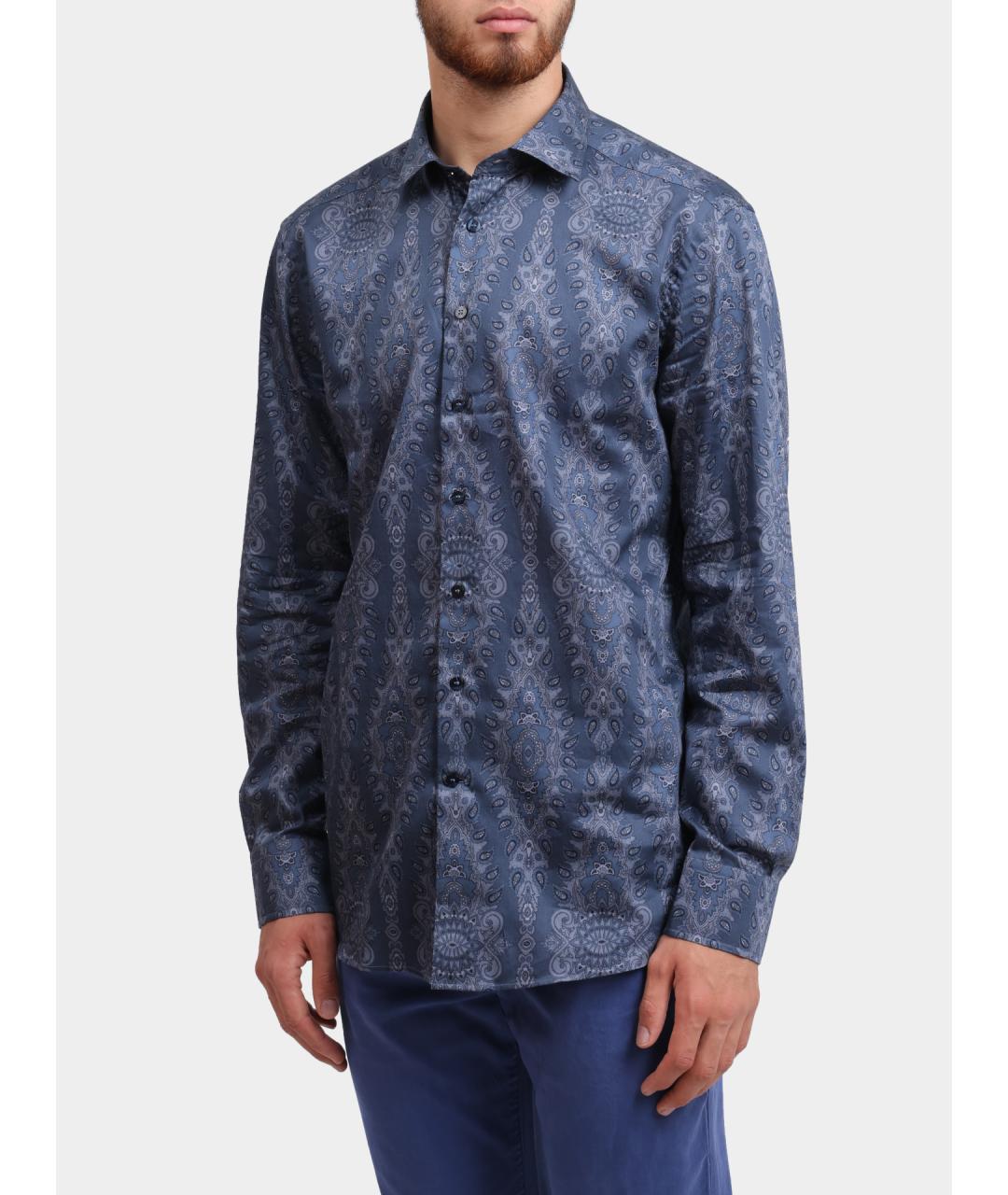 ETRO Синяя кэжуал рубашка, фото 3