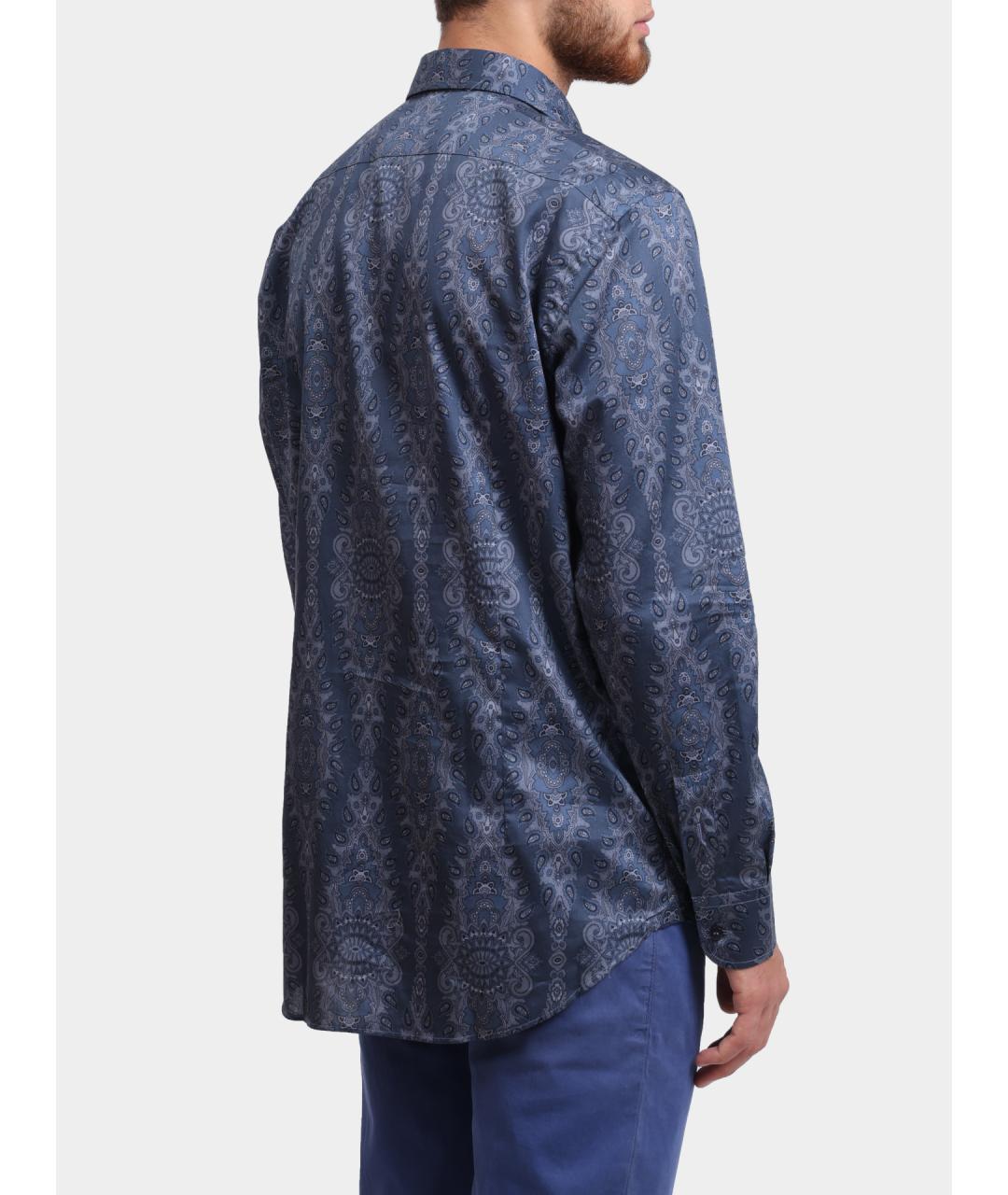 ETRO Синяя кэжуал рубашка, фото 4