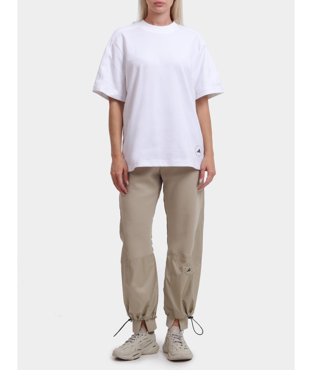 ADIDAS BY STELLA MCCARTNEY Белая хлопковая футболка, фото 2