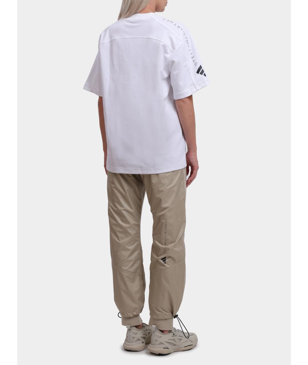 ADIDAS BY STELLA MCCARTNEY Белая хлопковая футболка, фото 5