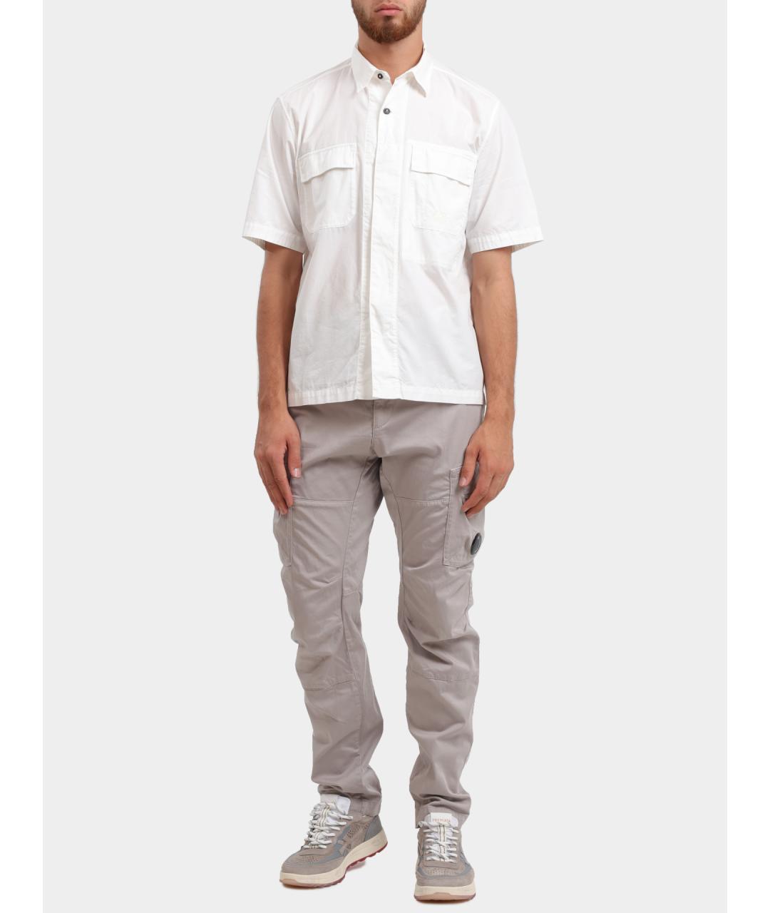 CP COMPANY Белая хлопковая кэжуал рубашка, фото 2