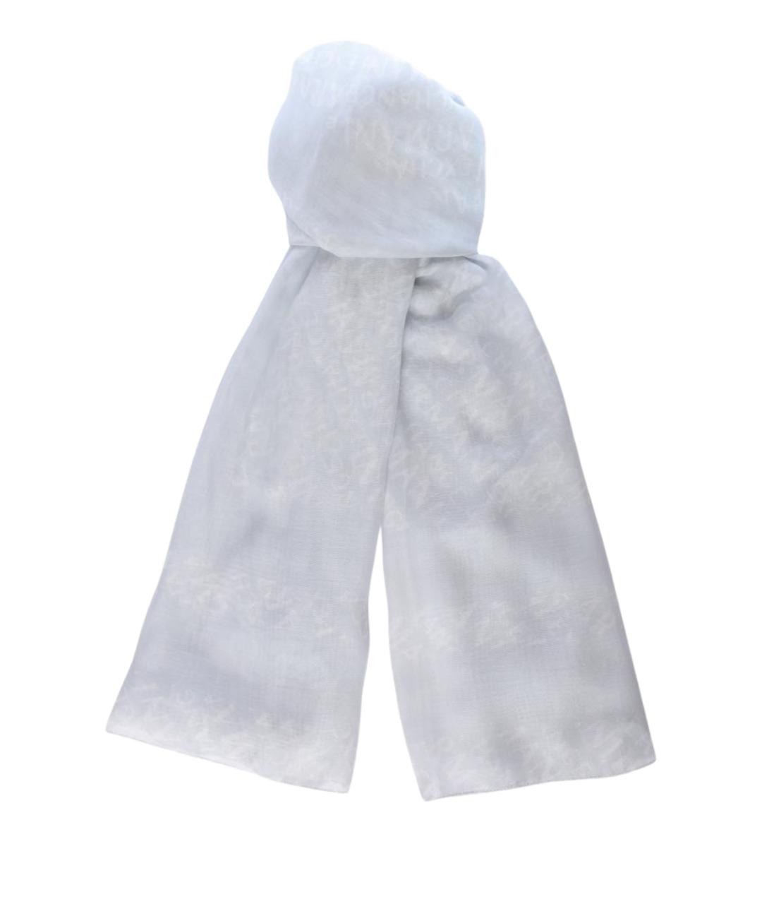 ARMANI EXCHANGE Голубой шарф, фото 1