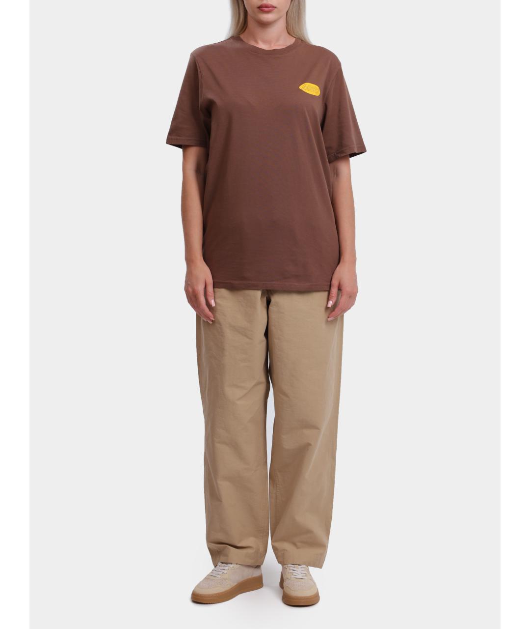 AUTRY Бежевые прямые брюки, фото 2