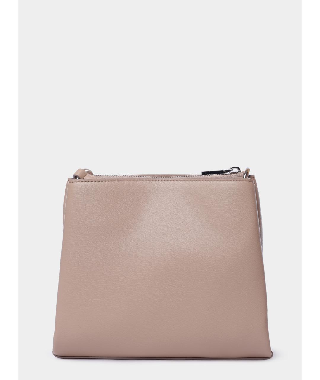 HUGO Бежевая сумка через плечо из искусственной кожи, фото 4