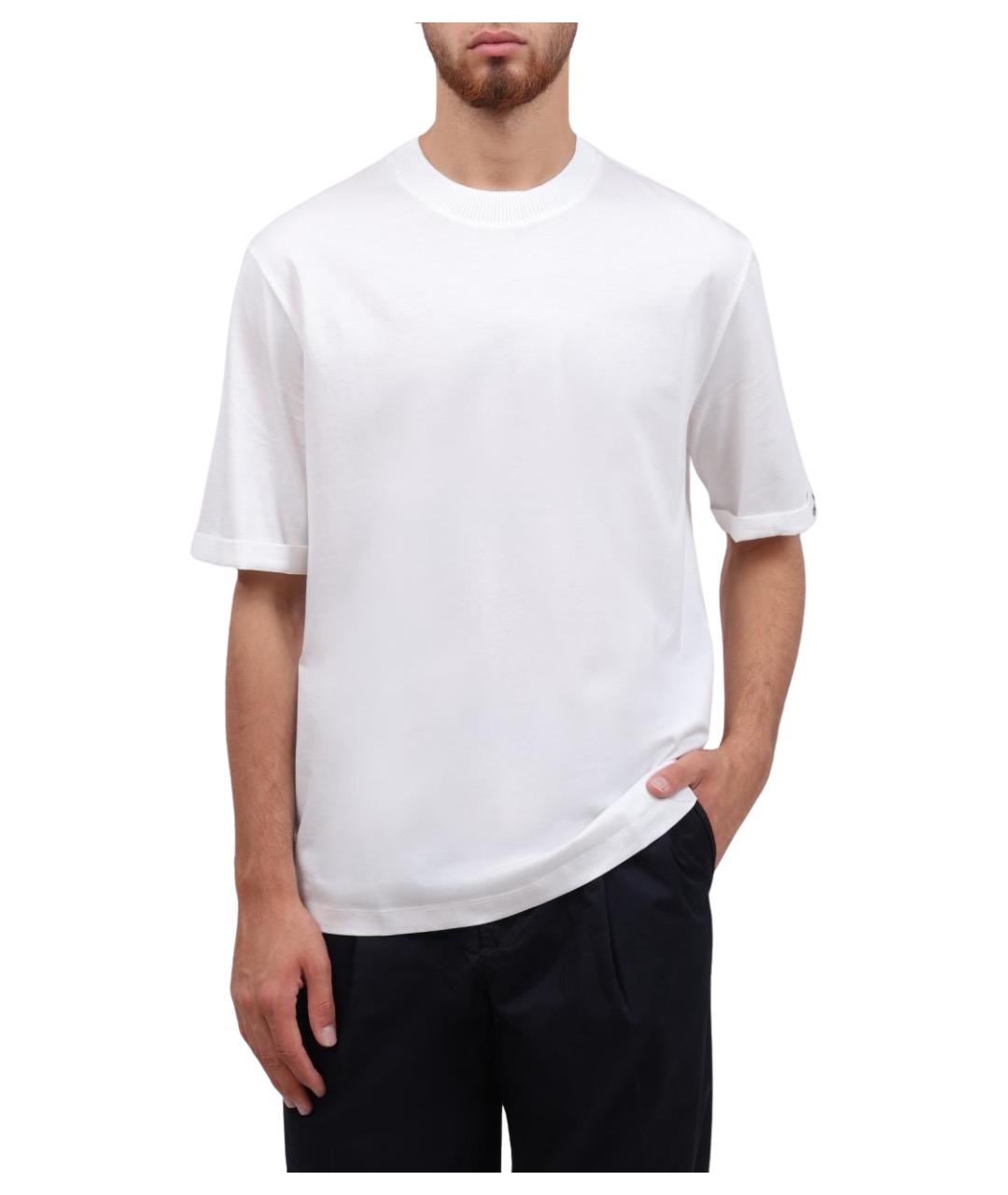 ARMANI EXCHANGE Белая хлопковая футболка, фото 1