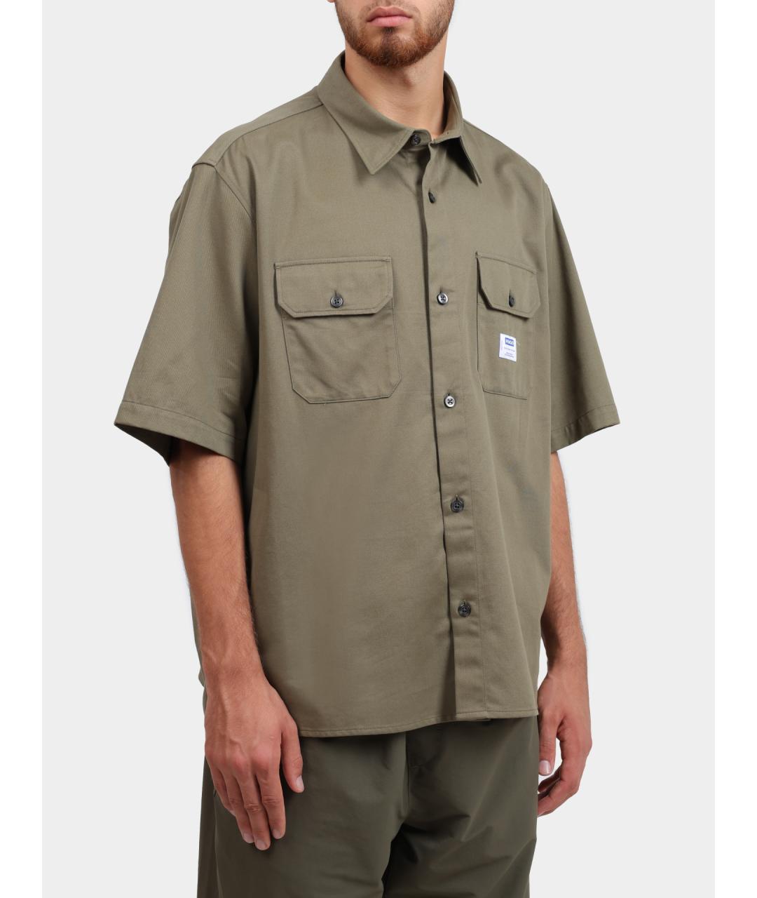 HUGO Зеленая хлопковая кэжуал рубашка, фото 4