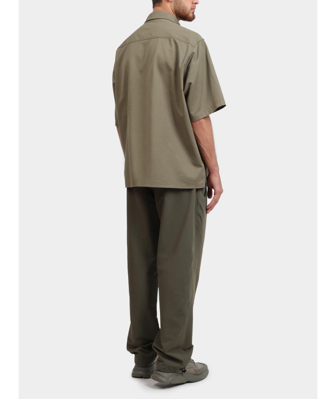 HUGO Зеленая хлопковая кэжуал рубашка, фото 5