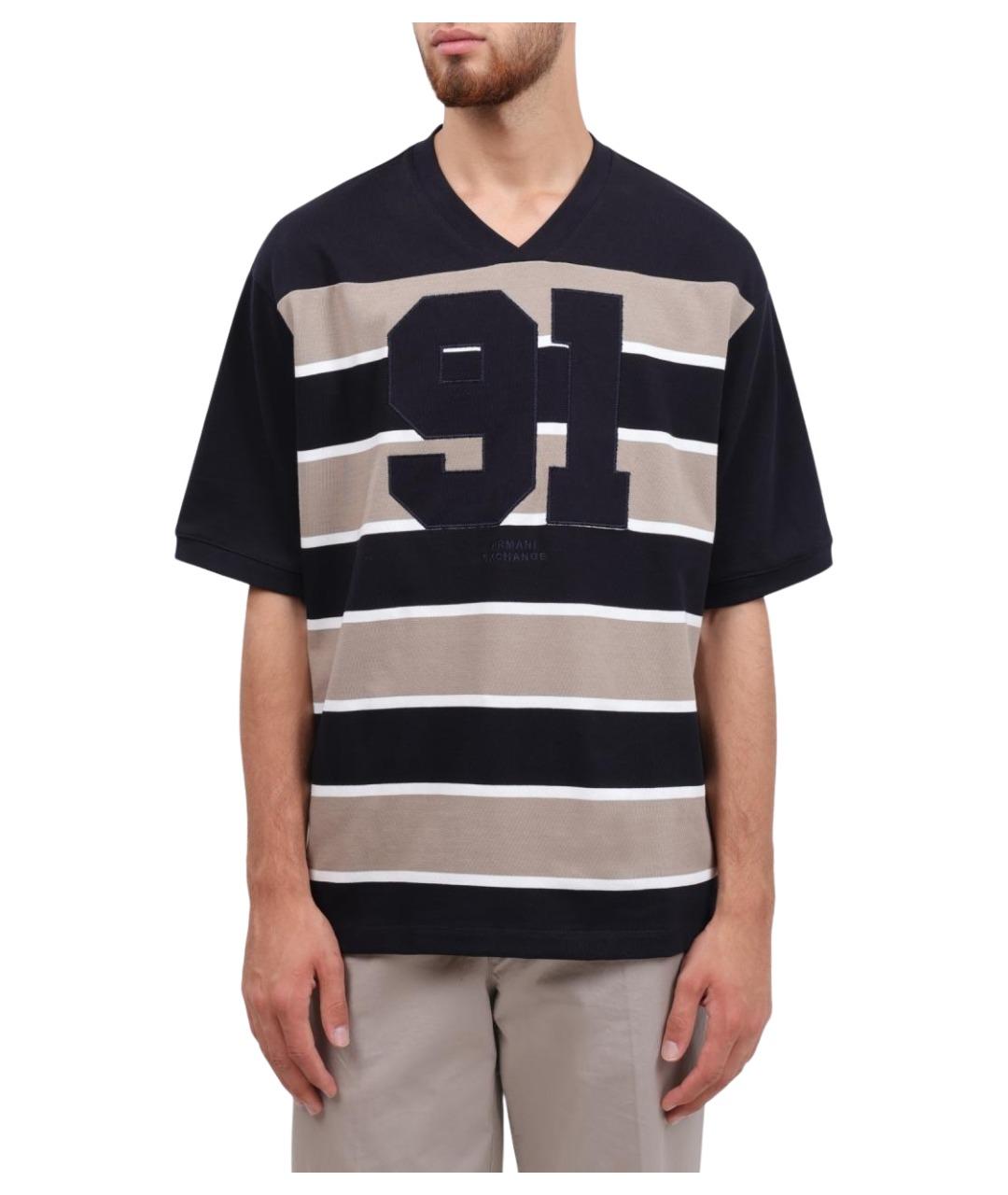 ARMANI EXCHANGE Мульти хлопковая футболка, фото 1