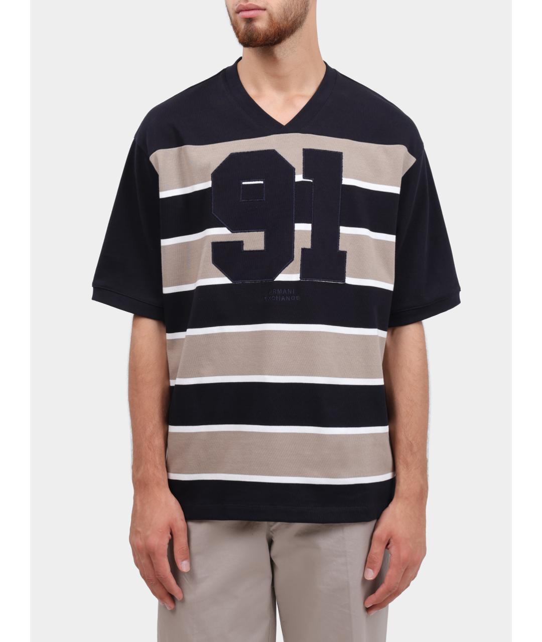 ARMANI EXCHANGE Мульти хлопковая футболка, фото 6
