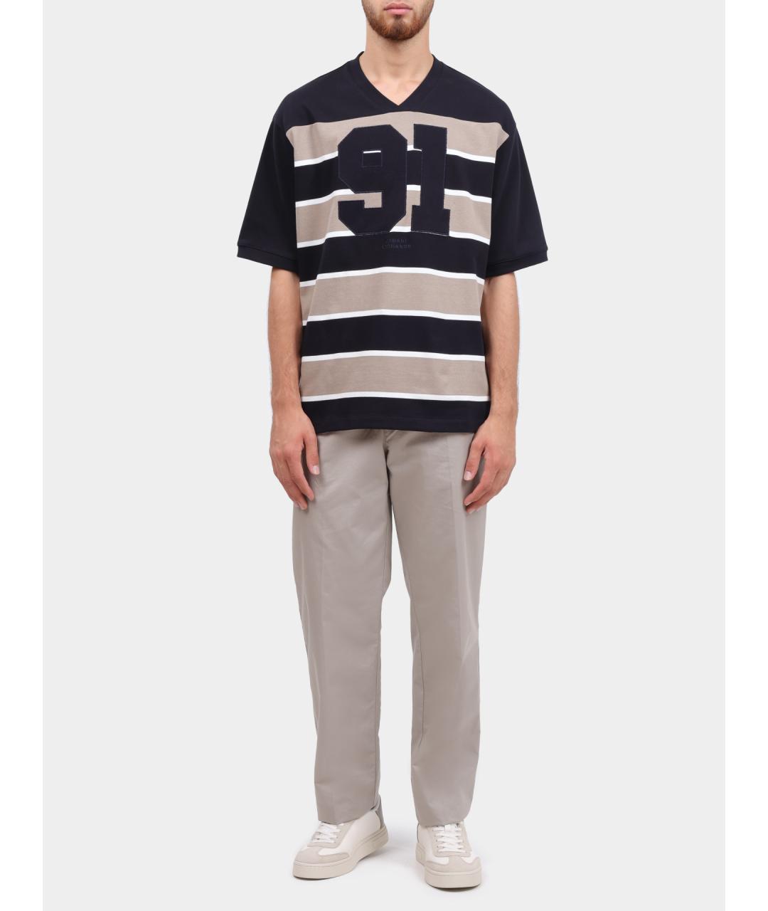 ARMANI EXCHANGE Мульти хлопковая футболка, фото 2