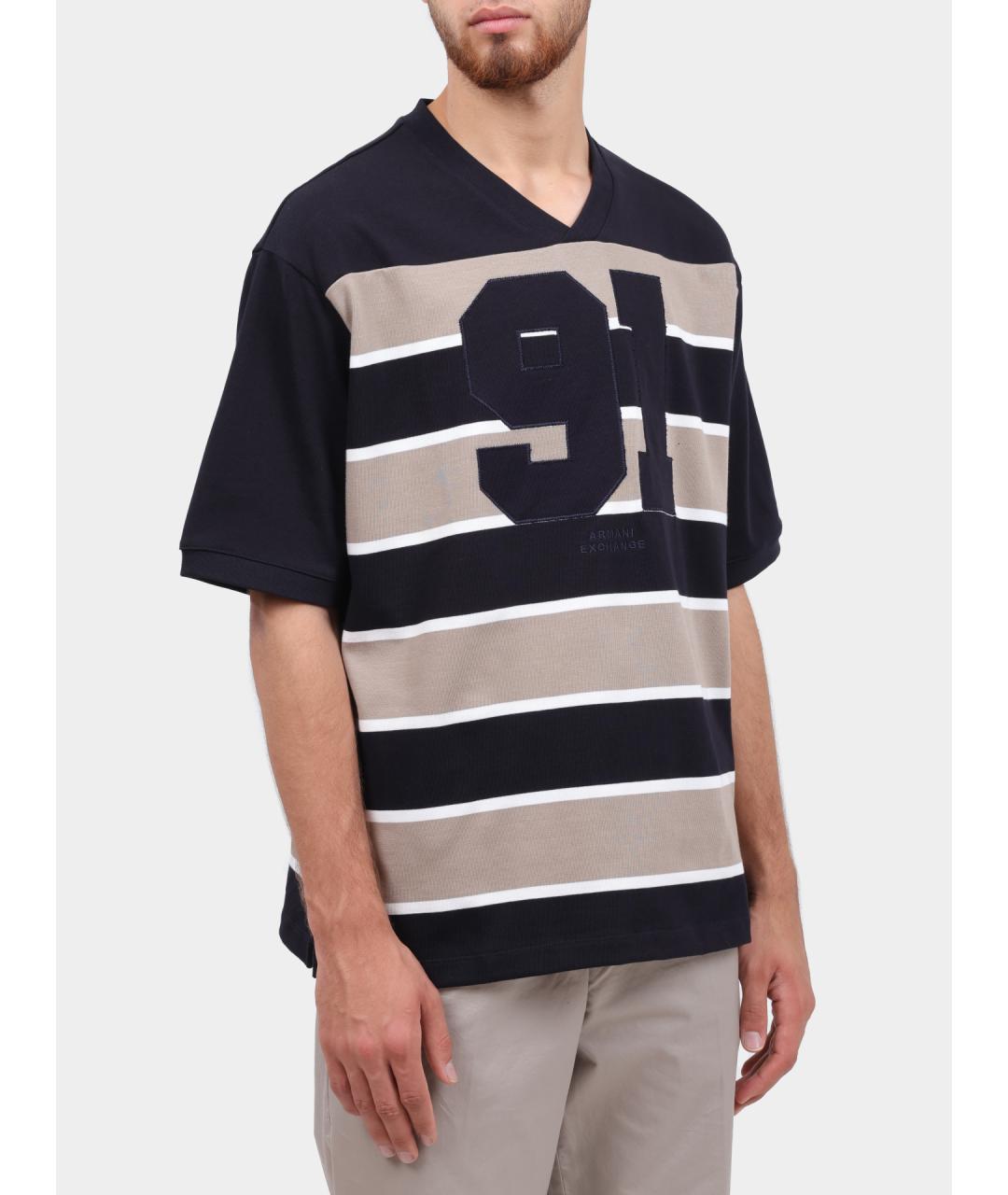 ARMANI EXCHANGE Мульти хлопковая футболка, фото 3