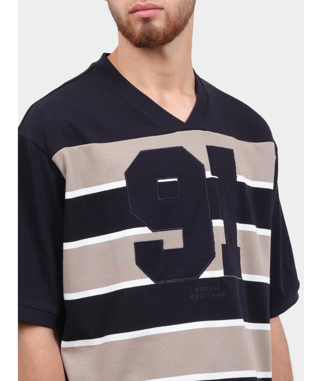 ARMANI EXCHANGE Мульти хлопковая футболка, фото 4