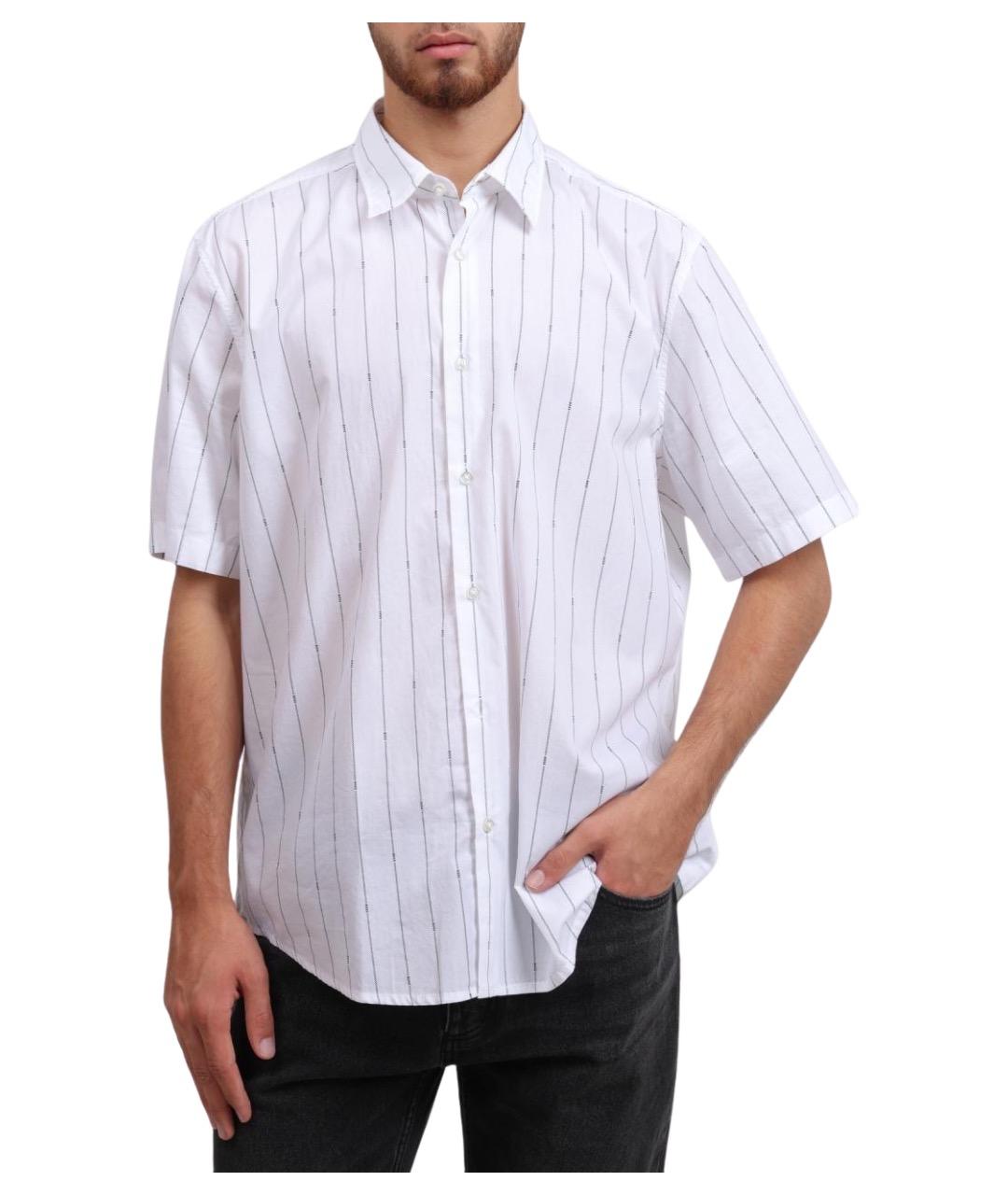 HUGO BOSS Белая хлопковая кэжуал рубашка, фото 1