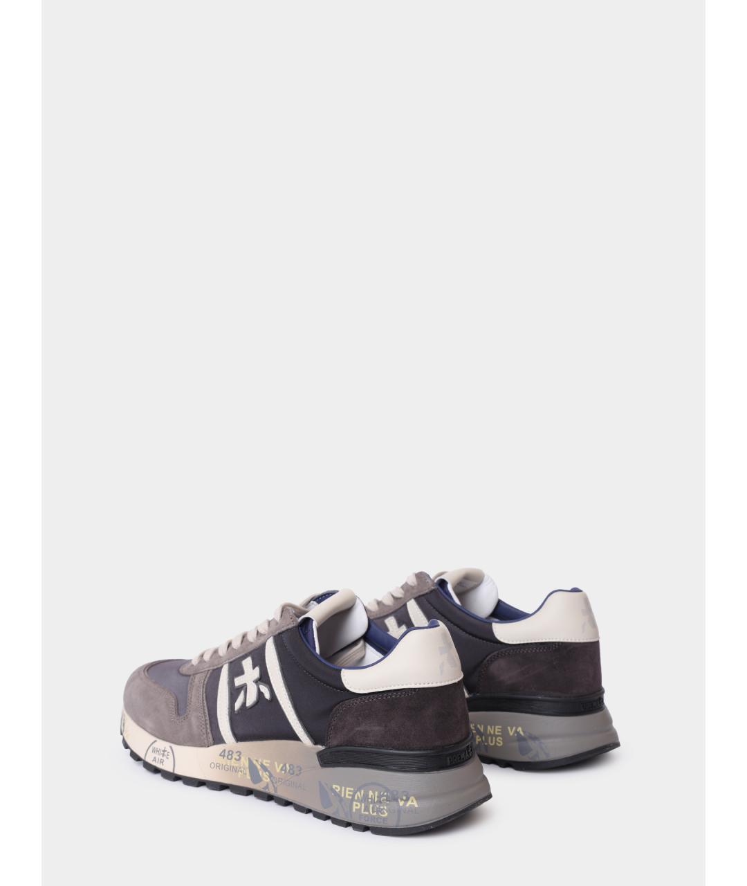 PREMIATA Мульти замшевые высокие кроссовки / кеды, фото 5