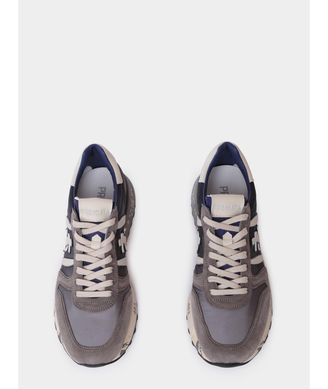 PREMIATA Мульти замшевые высокие кроссовки / кеды, фото 3