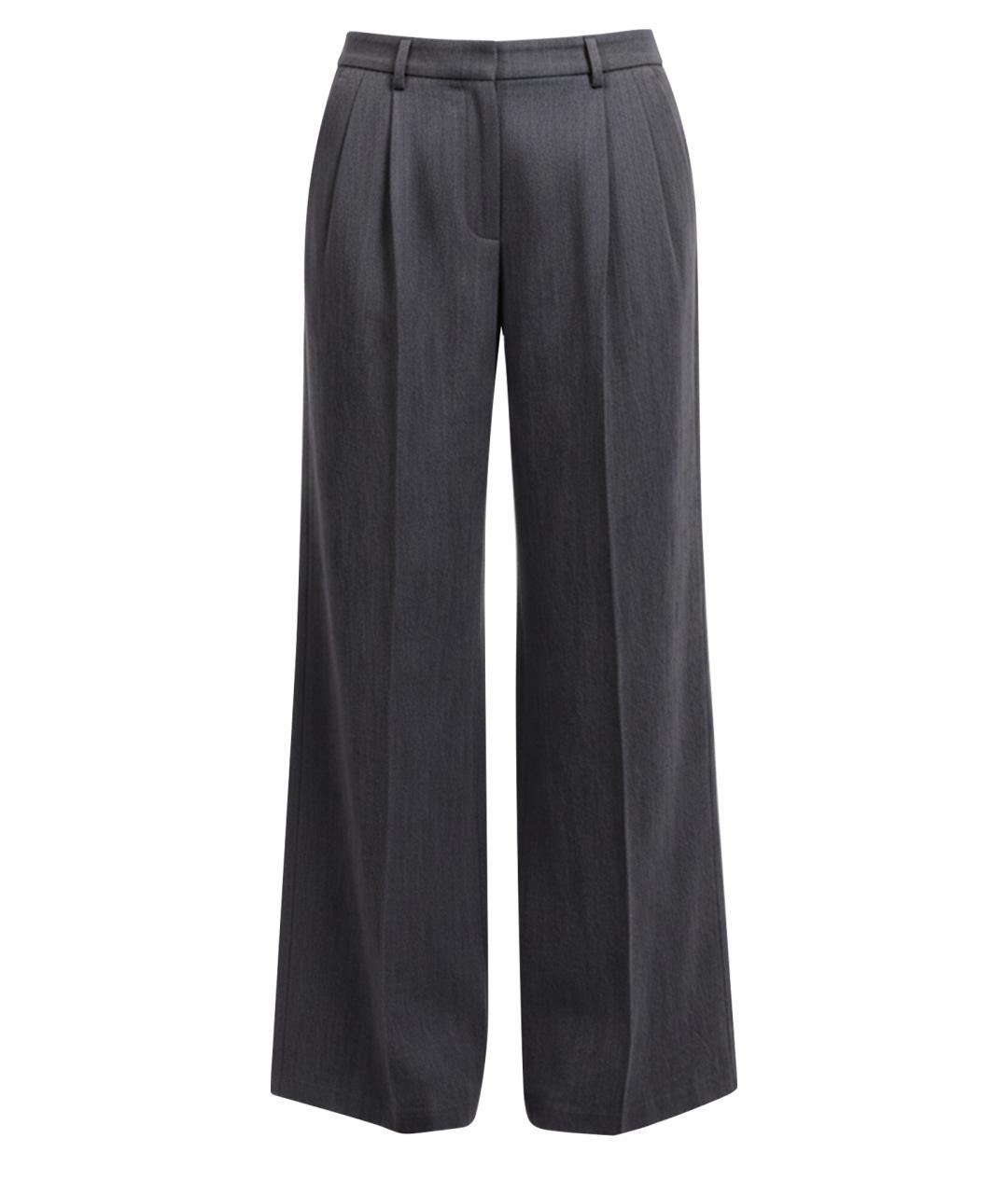 LIU JO Серые прямые брюки, фото 1