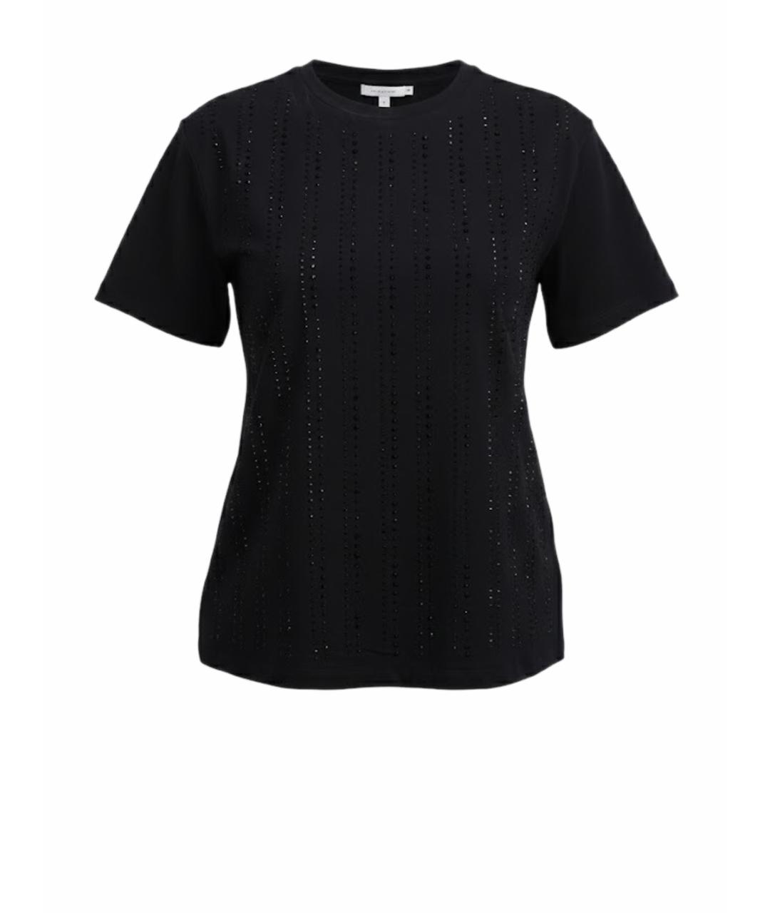 LIU JO Черная хлопковая футболка, фото 1