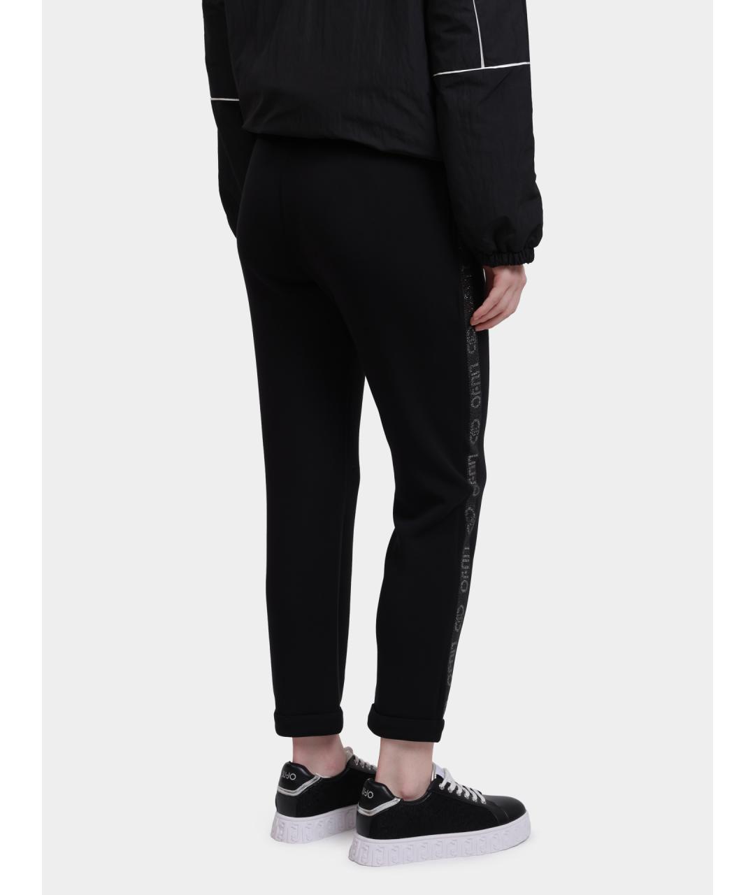 LIU JO Черные прямые брюки, фото 5