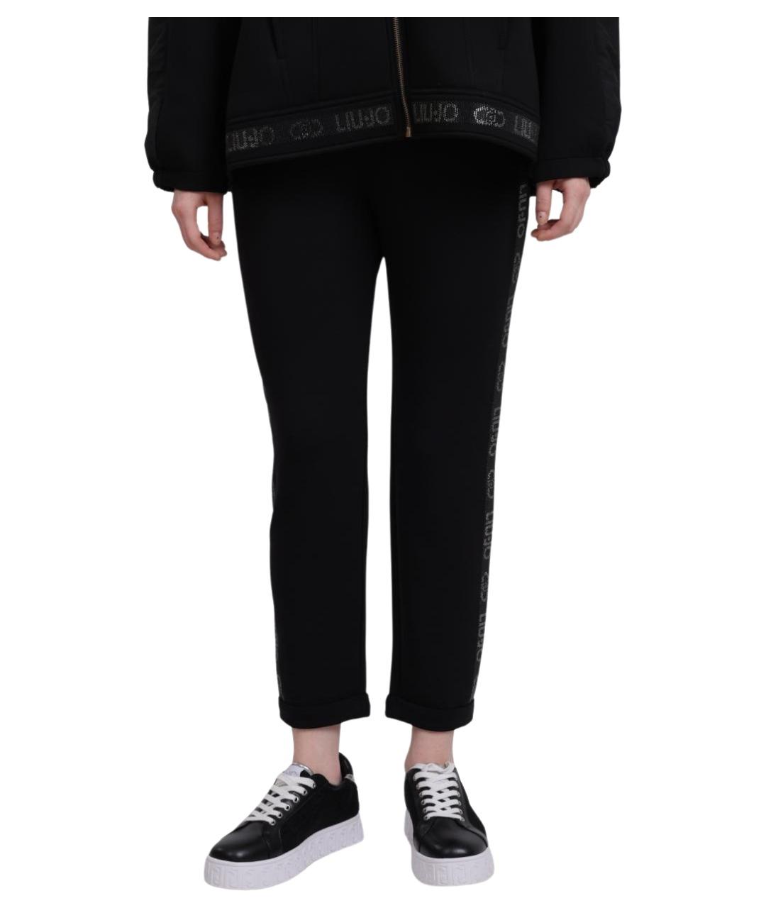 LIU JO Черные прямые брюки, фото 1