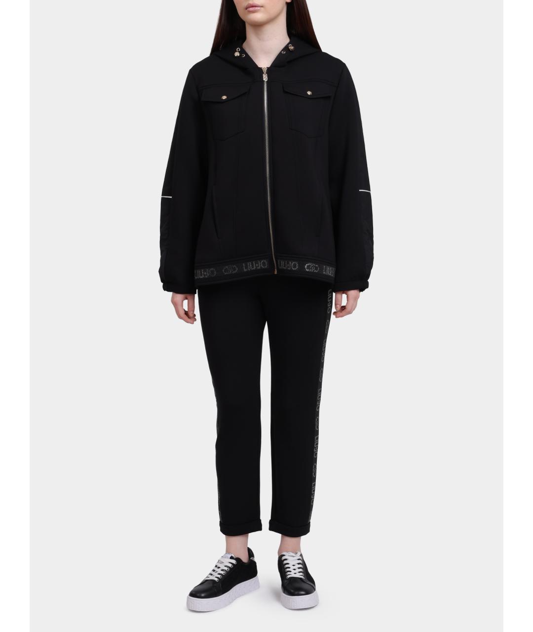 LIU JO Черные прямые брюки, фото 2