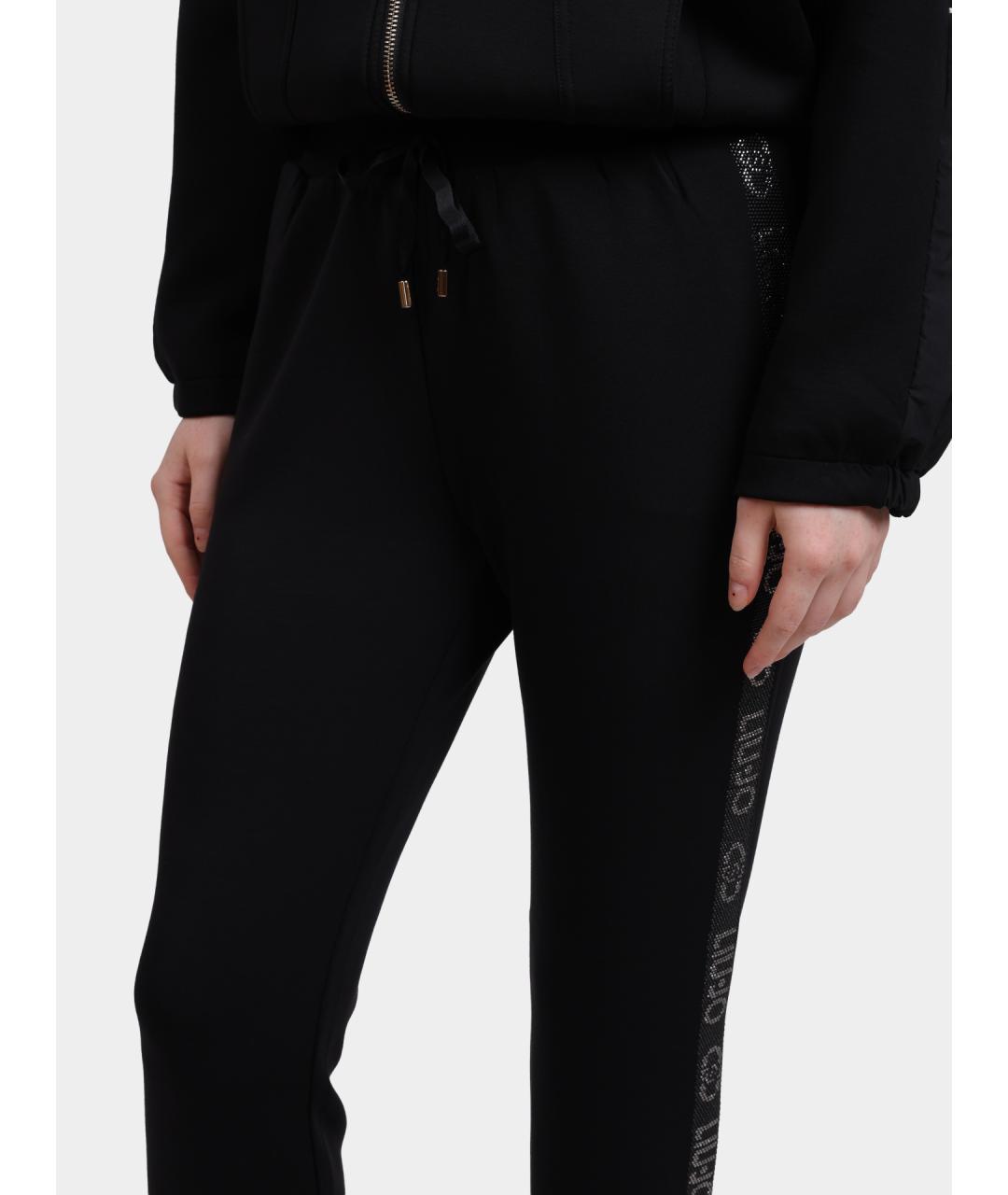 LIU JO Черные прямые брюки, фото 4