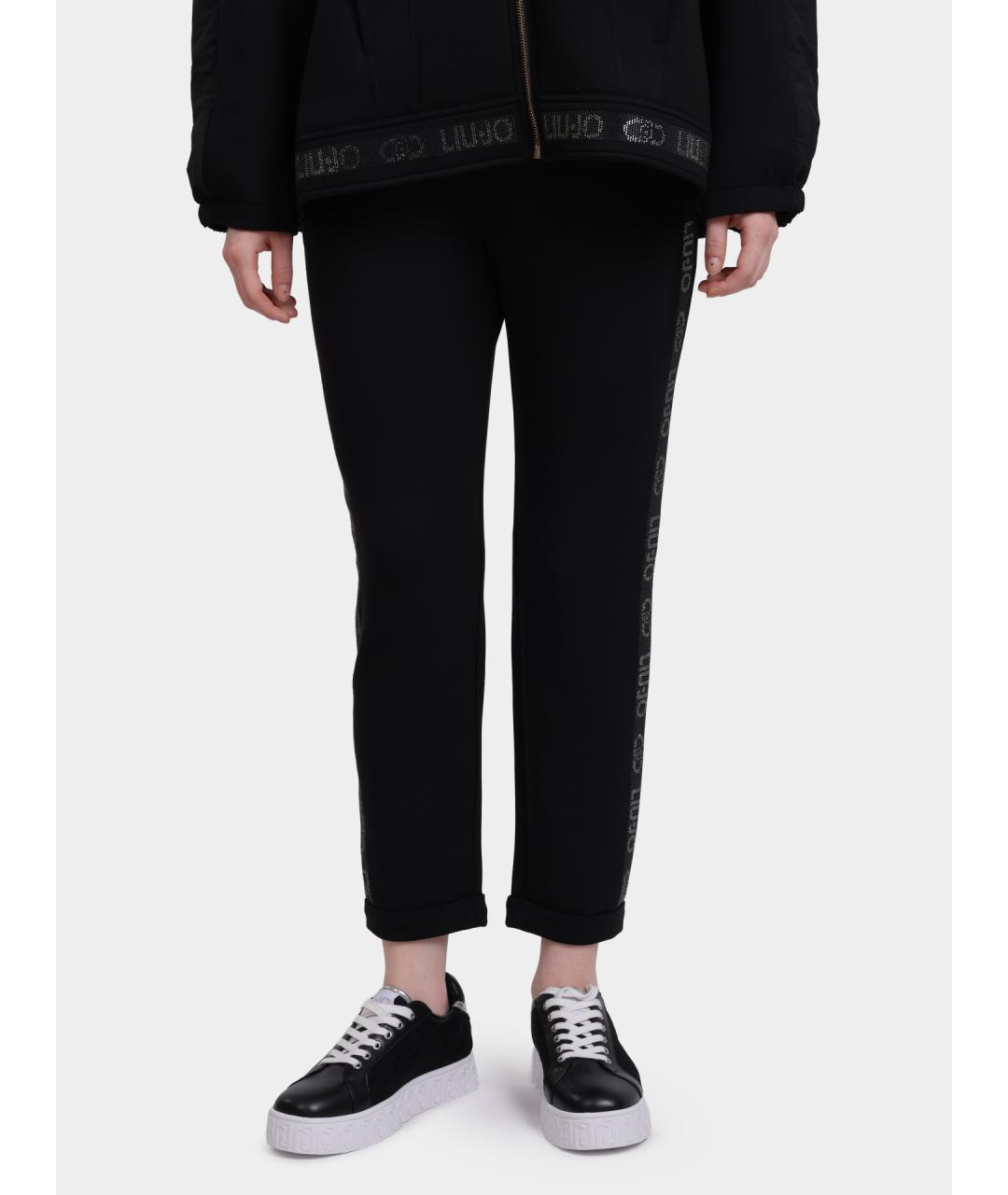 LIU JO Черные прямые брюки, фото 6