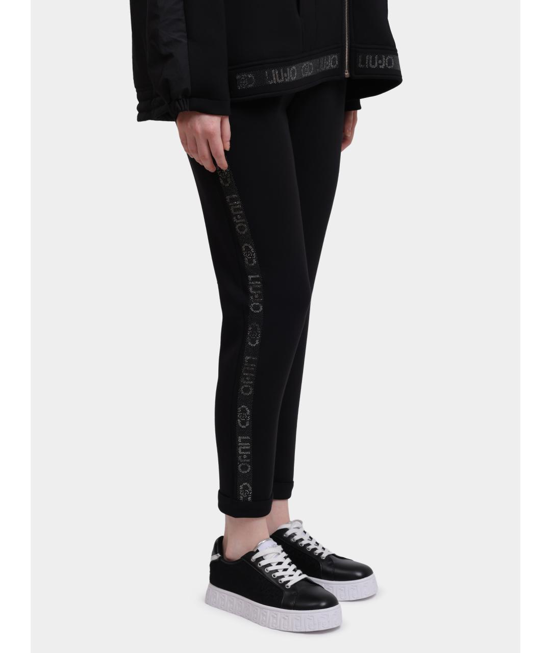 LIU JO Черные прямые брюки, фото 3