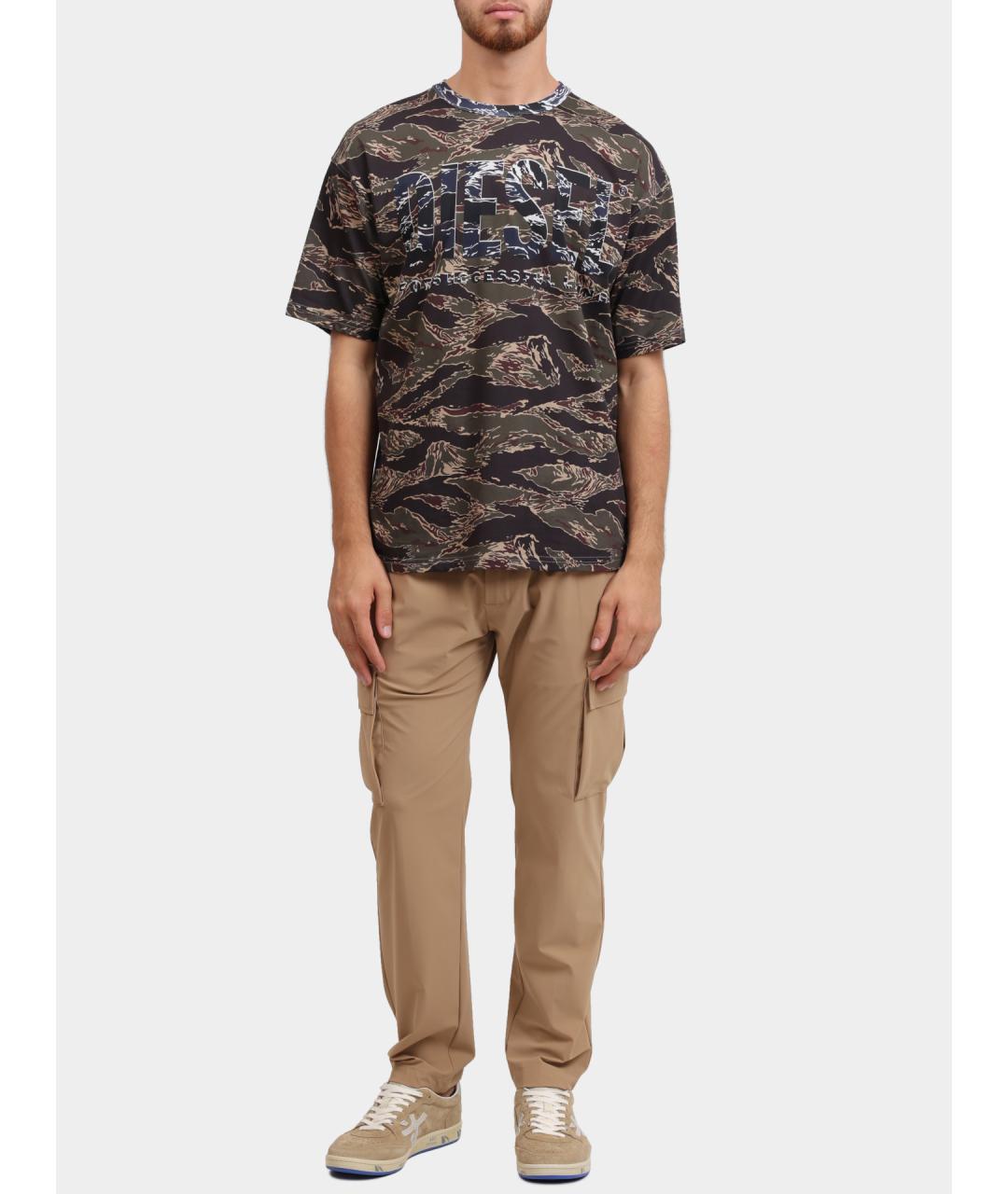 DIESEL Мульти хлопковая футболка, фото 2