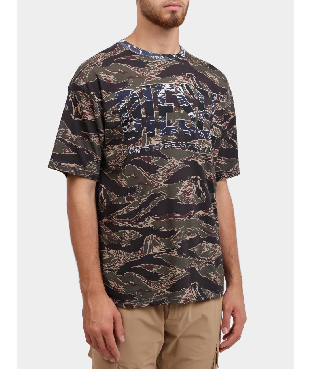 DIESEL Мульти хлопковая футболка, фото 3