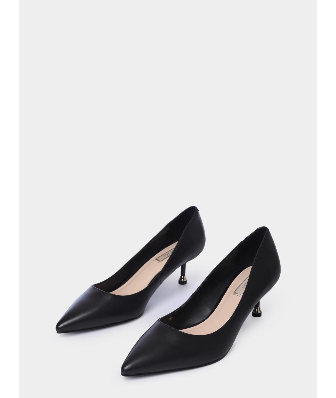LIU JO Черные кожаные туфли, фото 2