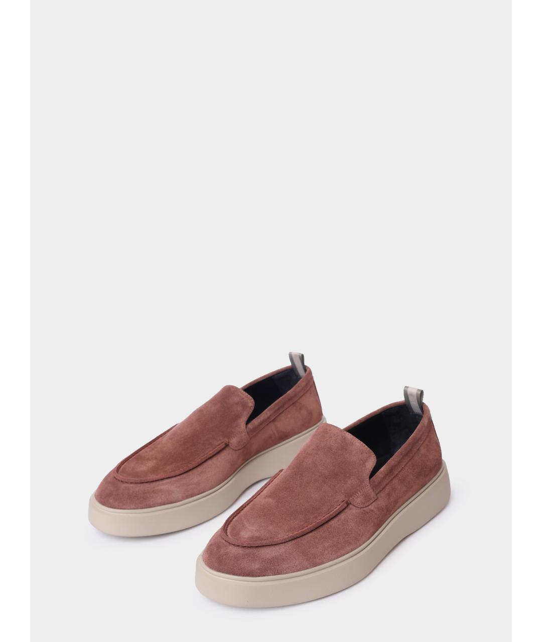 OFFICINE CREATIVE Коричневые замшевые лоферы, фото 2