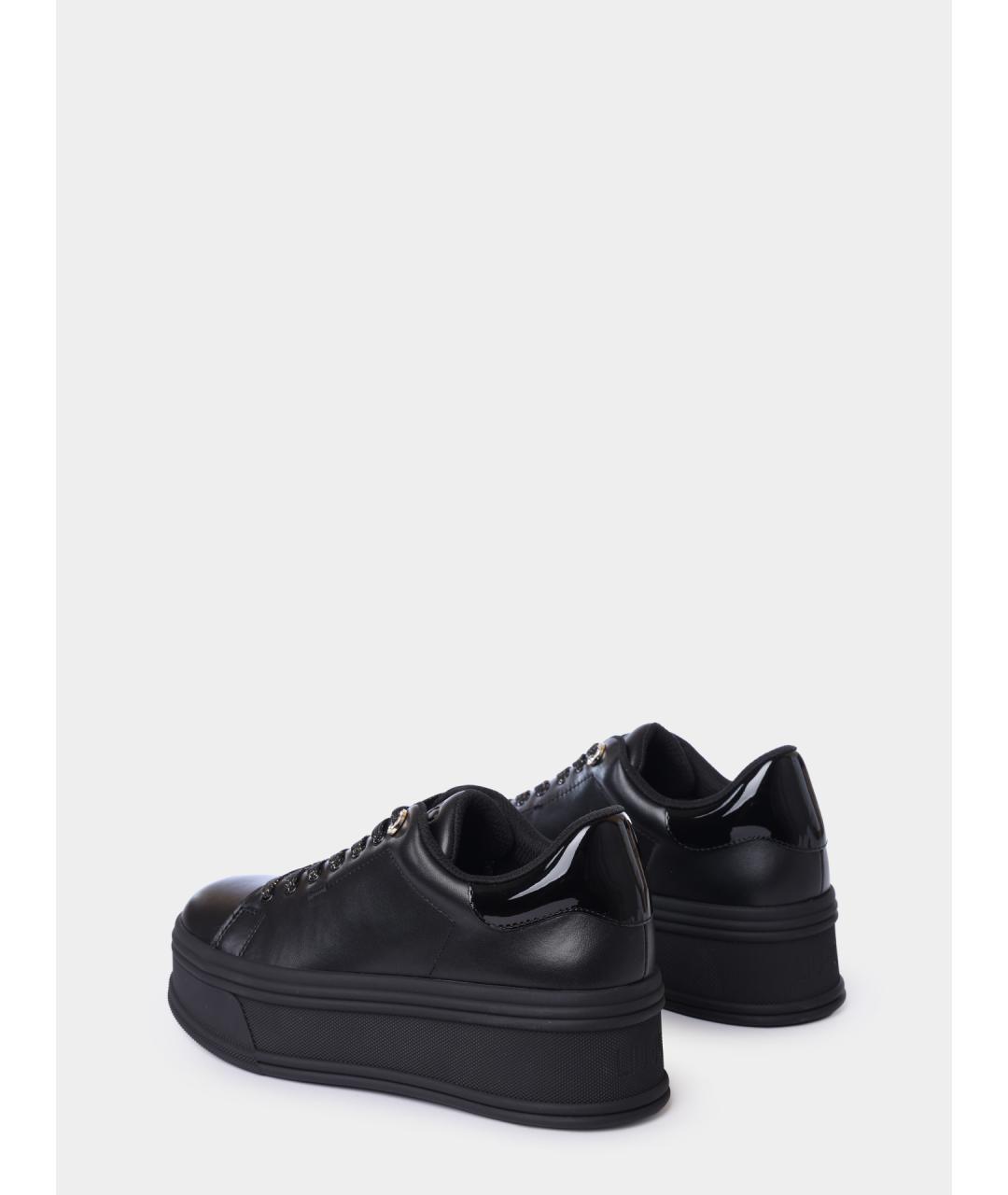 LIU JO Черные кожаные кеды, фото 5