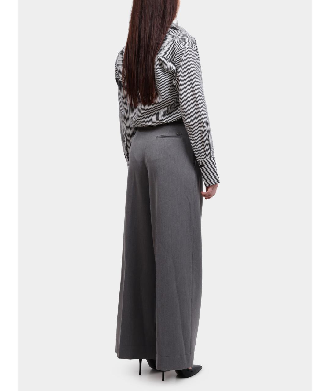 LIU JO Серые прямые брюки, фото 5