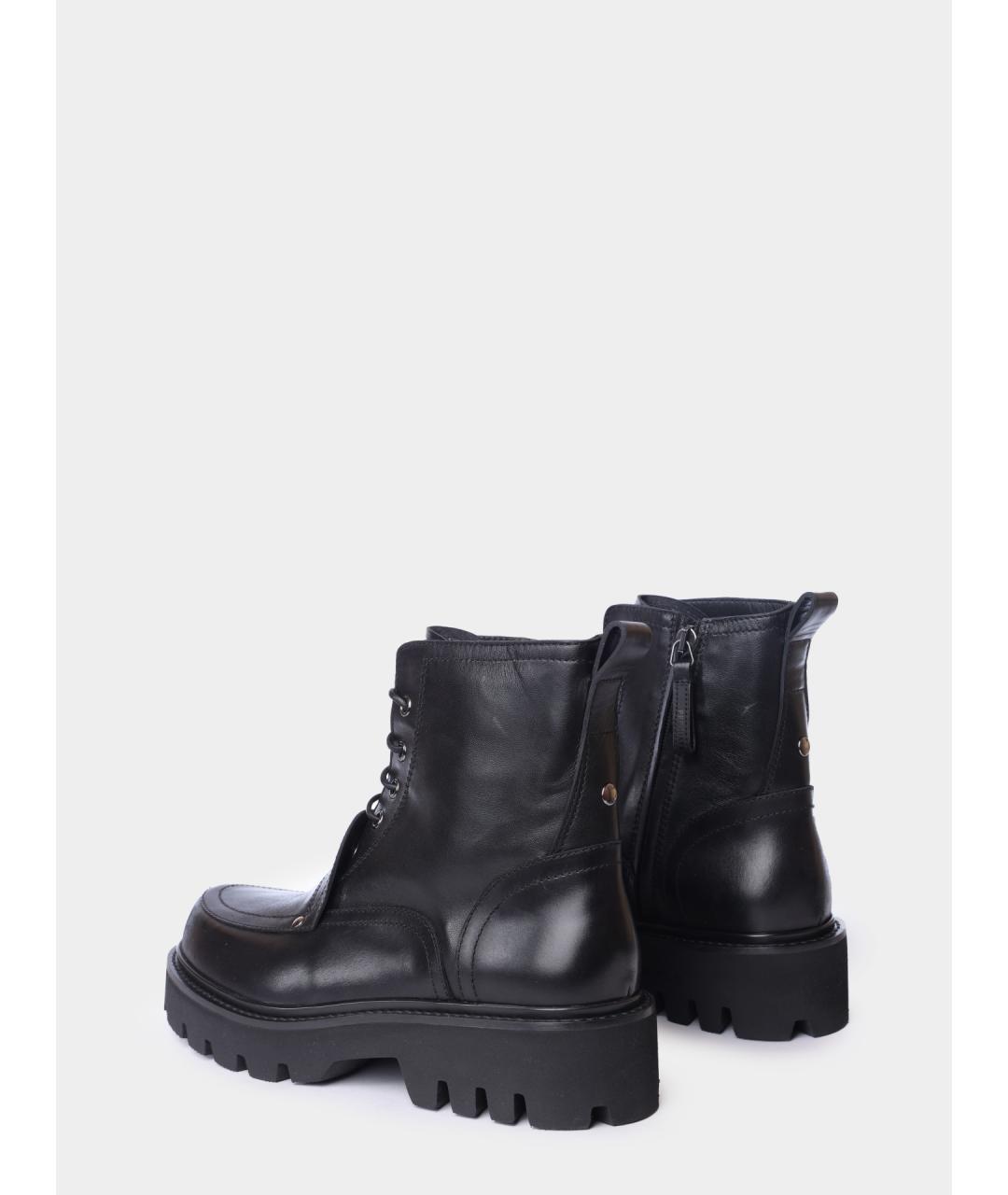 PREMIATA Черные кожаные ботинки, фото 5