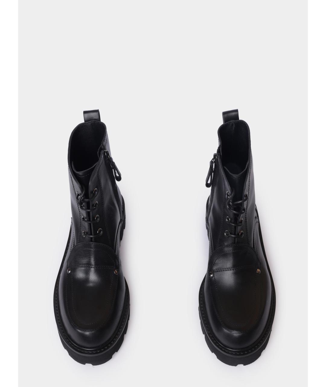 PREMIATA Черные кожаные ботинки, фото 3