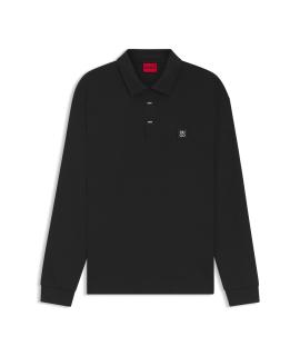 HUGO Поло с длинным рукавом