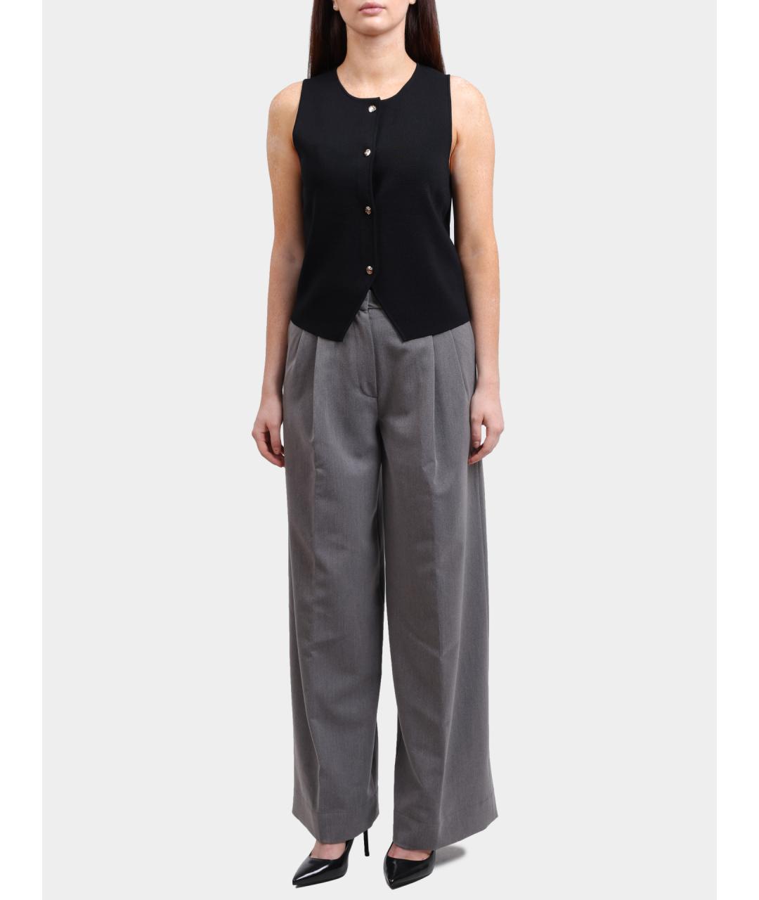 LIU JO Черная жилетка, фото 2