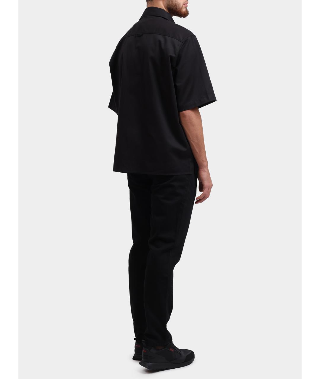 HUGO Черная кэжуал рубашка, фото 4